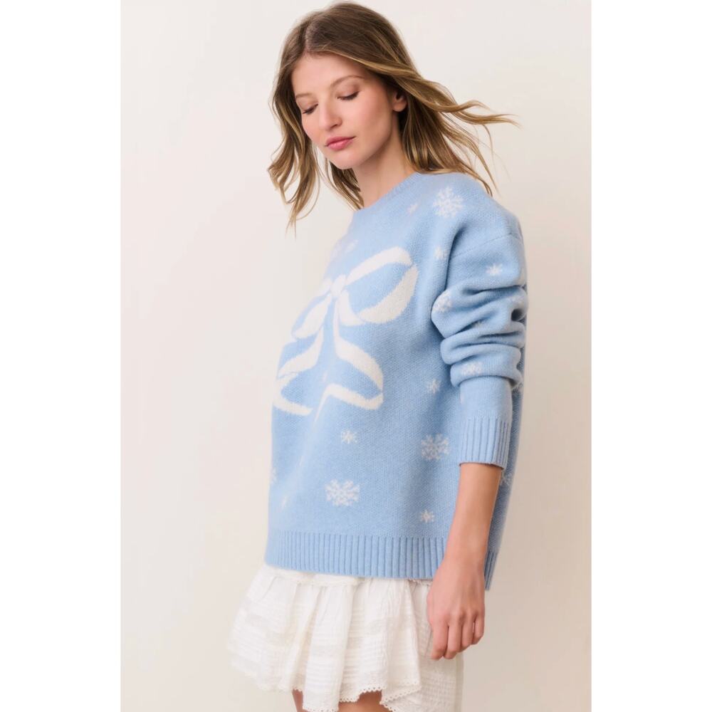 LoveShackFancy Francie Wool Jacquard Pullover - Picture 3 of 10
